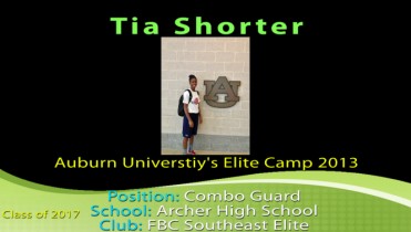 Tia @ Auburn University’s Elite Camp
