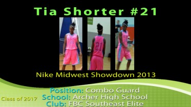 Tia Shorter – Nike Midwest Showdown 2013