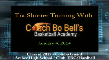 Training with Coach Bo – Jan. 4, 2014