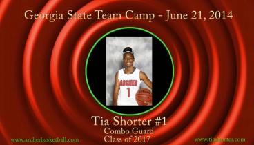 Tia @ Georgia State Team Camp 2014