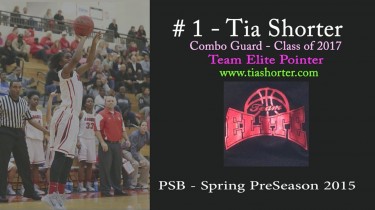 Tia Shorter (#1) @ PSB – Spring PreSeason 2015