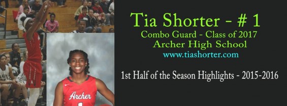 Tia’s 1st Half of the Season Highlights: 2015-2016